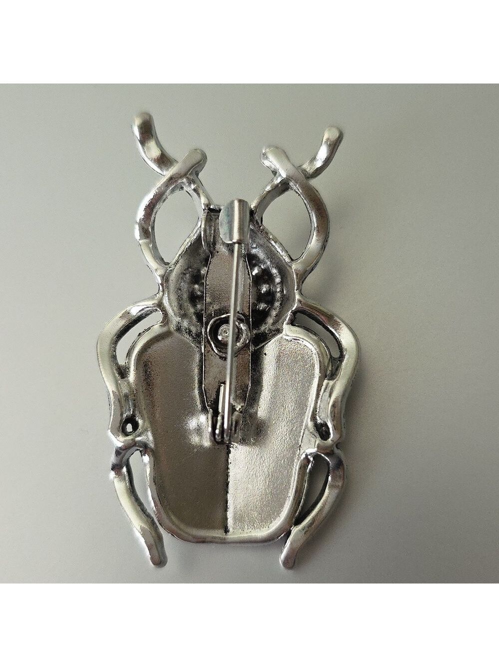 Beetle Bug Brooch ABOLONE SHELL Just Amazing Must have not for the Girly Girl - Picture 2 of 7